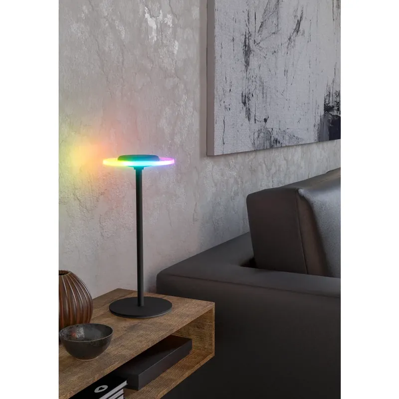 Bestseller Eglo verlichting TREPELLA Tafellamp LED Zwart, Afstandsbediening, Kleurwisselaar