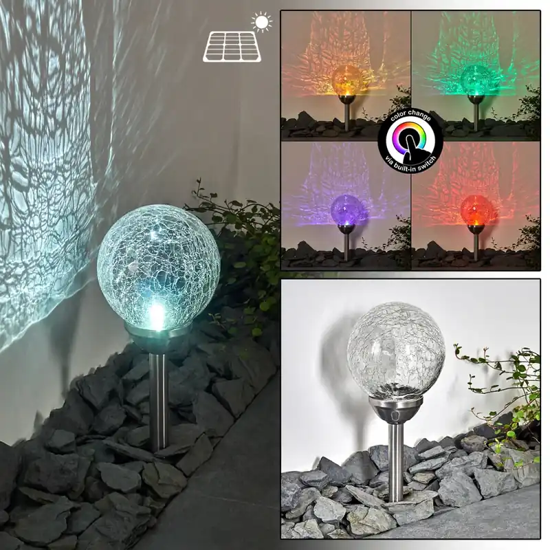 Carbonia Padverlichting LED Zilver, 2-lichts, Kleurwisselaar Koop Online