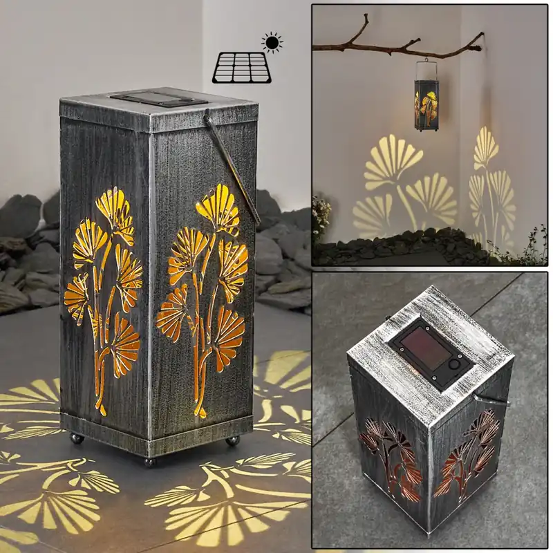 Op = Op Parikia Solarlamp LED Koperkleurig, Zilver, 1-licht