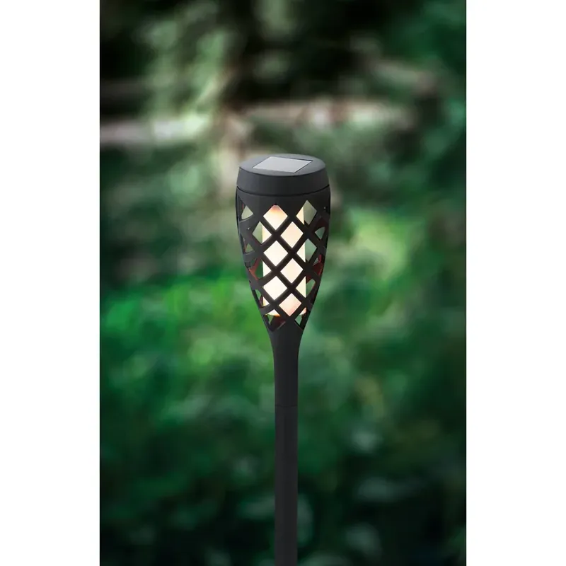 Veilige Betaling Eglo FACKEL Solarlamp LED Zwart, 10-lichts