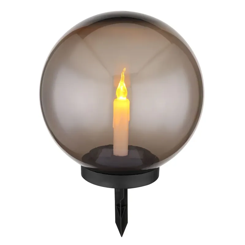 Topkwaliteit Globo Solarlamp LED Zwart, 1-licht