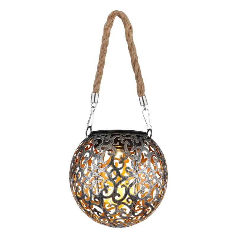 Globo SOLAR Decoratieve verlichting LED Oud zilver, Koperkleurig, 1-licht Exclusieve Aanbieding