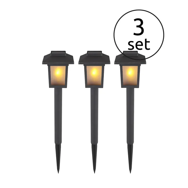 Globo SOLAR Solarlamp LED Zwart, 10-lichts Speciale Aanbieding