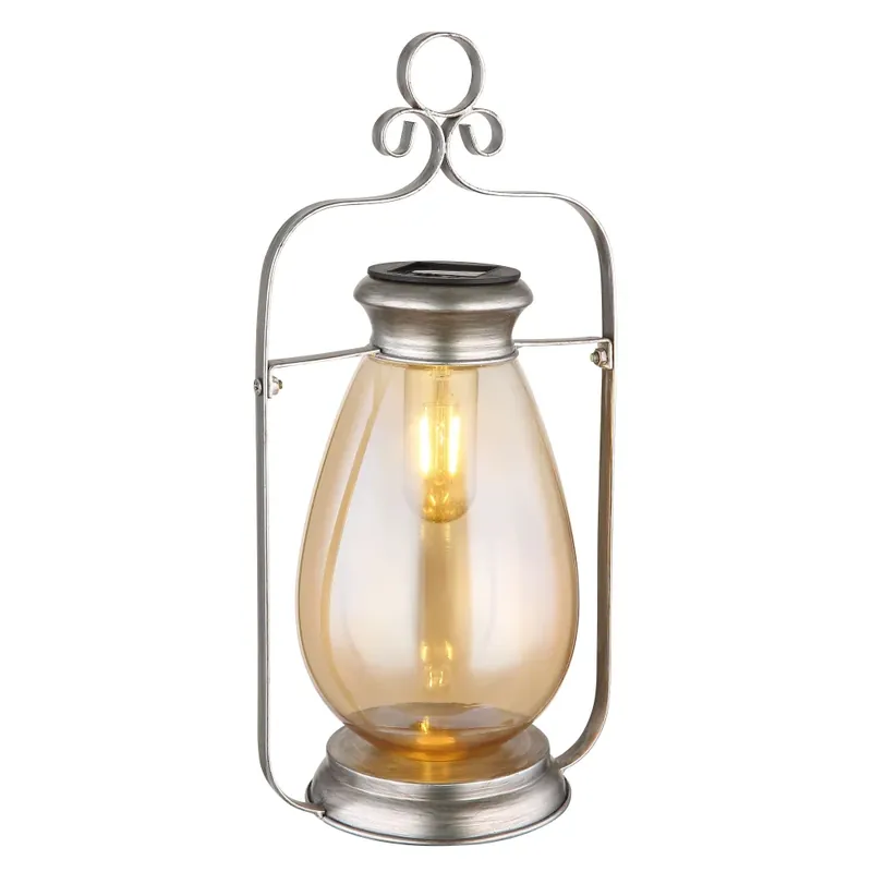 Uitverkoop Globo SOLAR Buiten tafellamp, Zonne-licht LED Amber, Zwart, 1-licht