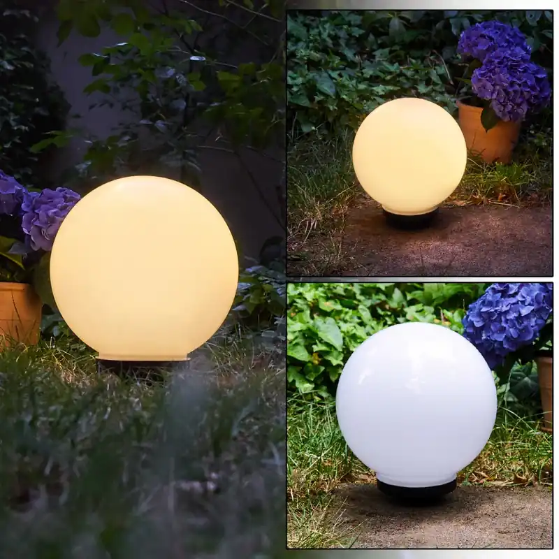 Veilige Betaling Campinas Kogellamp LED Zwart, Wit, 1-licht