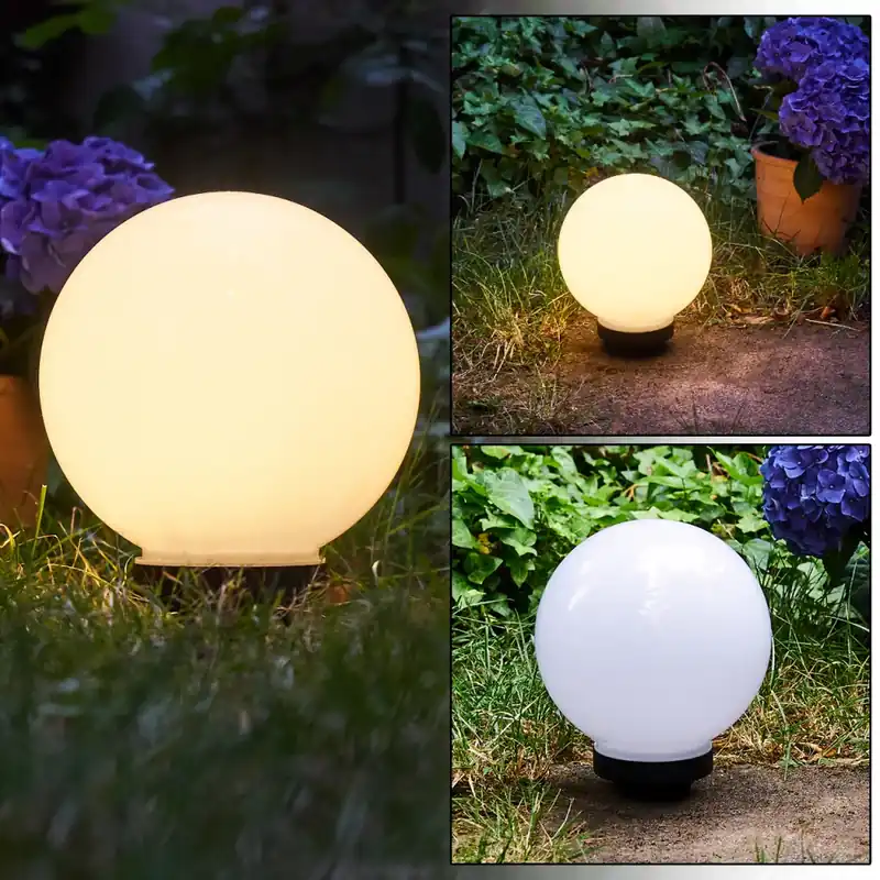 Campinas Kogellamp LED Zwart, Wit, 1-licht Handgemaakt