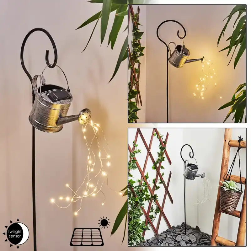Dalen Solarlamp LED Zwart, Zilver, 28-lichts Limited Edition
