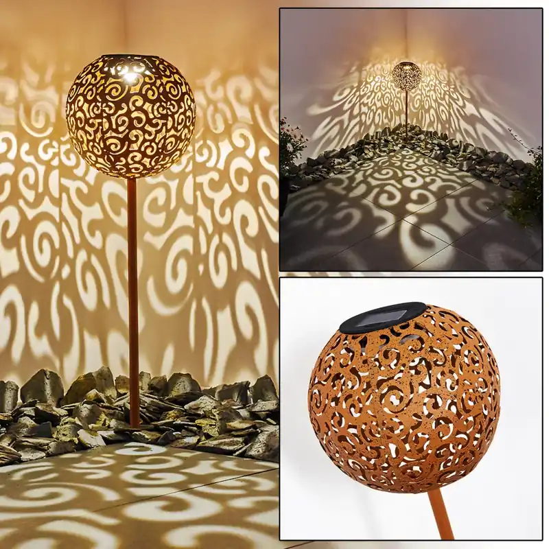 Paradiski Solarlamp LED Roest, 1-licht Shop Nu