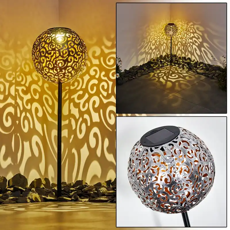 Nieuw Paradiski Solarlamp LED Zwart, 1-licht