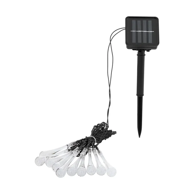 Geld-Terug-Garantie Eglo ICE Solarlamp LED Transparant, Helder, 10-lichts, Kleurwisselaar
