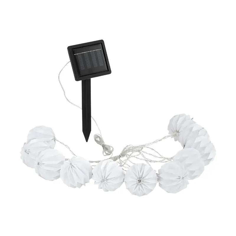 Eglo BALL Solarlamp LED Wit, 10-lichts Laatste Kans