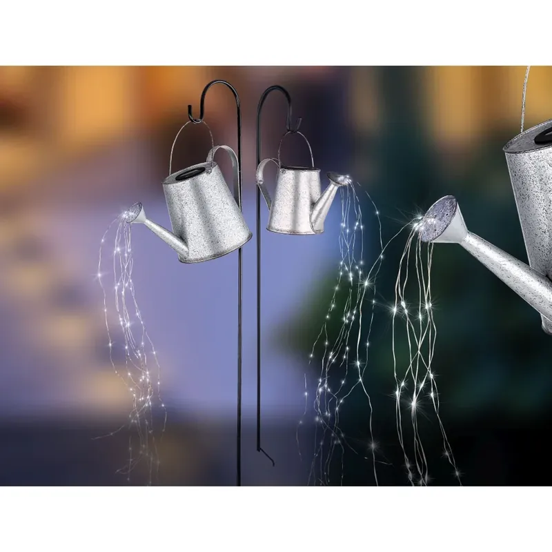 Betaalbaar Globo Solarlamp LED Zilver, 80-lichts