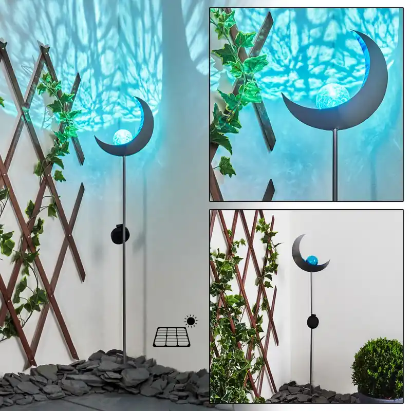 Alleen Vandaag Rovinj Solarlamp LED Blauw, Zilver, 1-licht