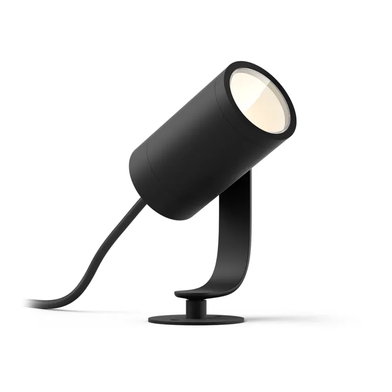 Nieuwe Collectie Philips Hue Ambiance White & Color WACA Lily Spot, Extensie set LED Zwart, 1-licht, Kleurwisselaar