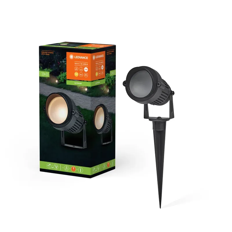 Premium Ledvance Endura Tuin spotlight LED Zwart, 1-licht
