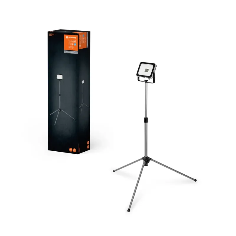 Ledvance Worklight Bouw spotlight LED Grijs, Zwart, 1-licht Ambachtelijk