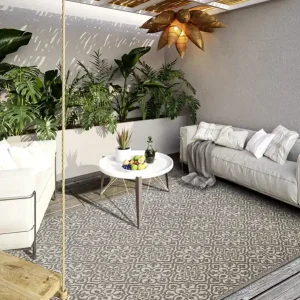 Merkproduct Binnen- en buitenkleed - Julie Bruin/Beige