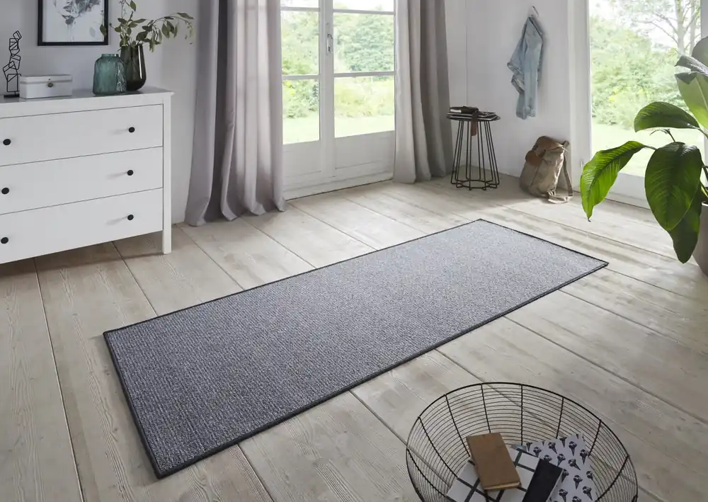 Flitsaanbieding Loper - Boucle Grijs