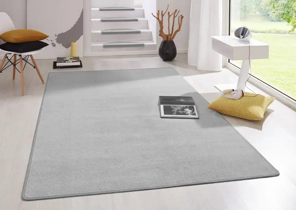 Beperkte Voorraad Effen vloerkleed - Fancy Grijs
