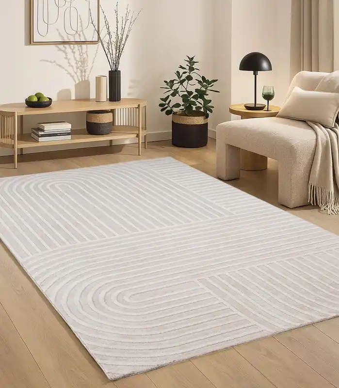 Express Levering Modern vloerkleed - Sanilia Japandi Crème