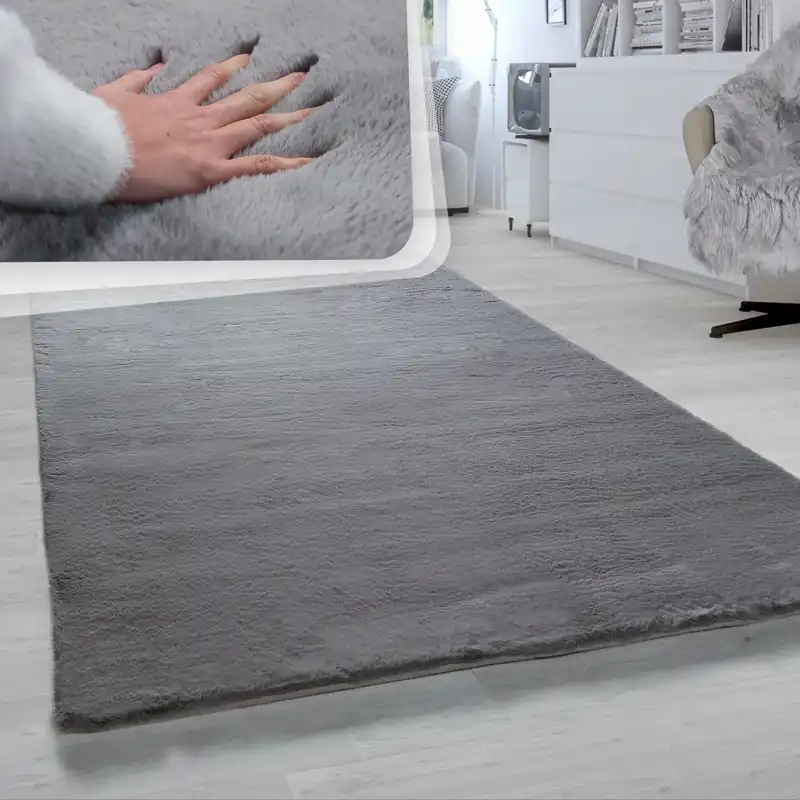 Rabbit Vloerkleed - Antraciet Nieuw Model