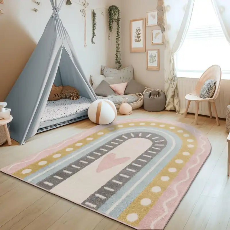 Nieuwe Collectie Kinderkamer Vloerkleed - Ninaro - Multi