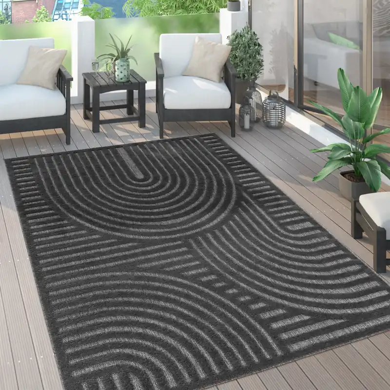 Aanbieding Binnen- en buitenkleed - Livotta Japandi Antraciet
