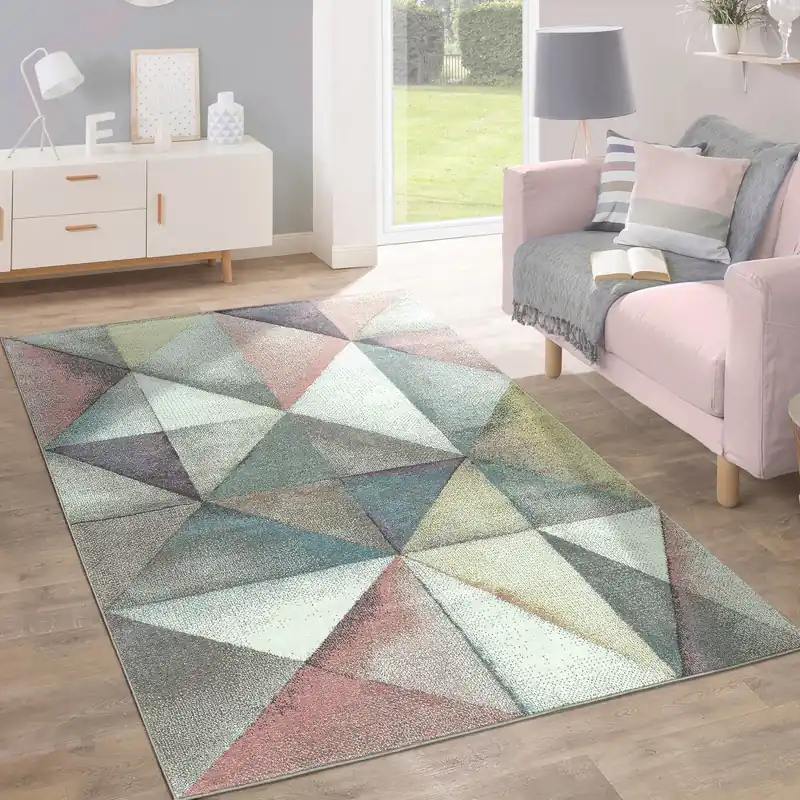 Laagpolig Vloerkleed - Kosaro Geometrisch - Multi Nu Kopen