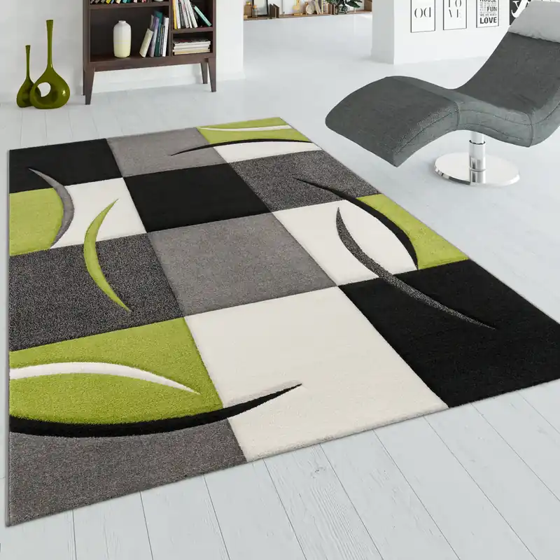 Speciale Aanbieding Laagpolig Vloerkleed - Diamesa - Modern - Groen