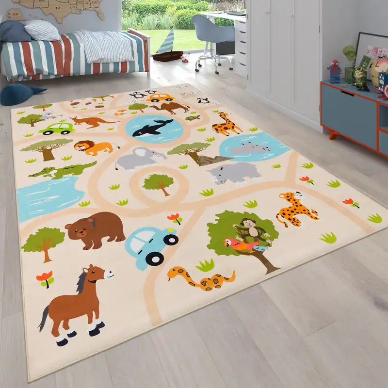 Auto speelkleed - Binola Safari Beige Garantie Inbegrepen