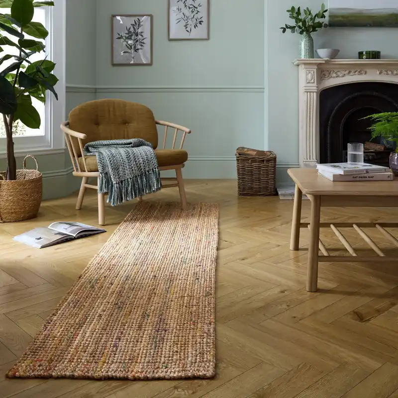 Professioneel Jute loper - Boucle Multi