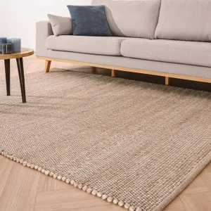 Wollen vloerkleed Lett – beige/crème    Black Friday-42% Rechtstreeks Van De Fabrikant