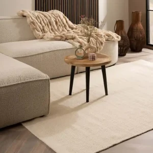 Wollen vloerkleed – Ulstein wit    Black Friday-40% Lage Prijs