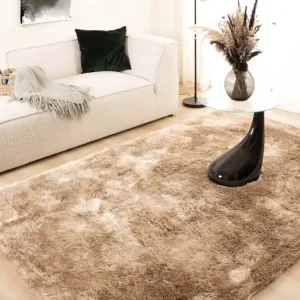 Shaggy vloerkleed – Spark beige Black Friday-58% Nieuw
