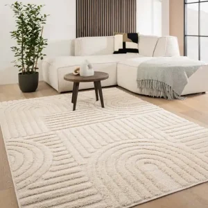 Scandinavisch vloerkleed – Arc Bend crème Black Friday-70% Korting