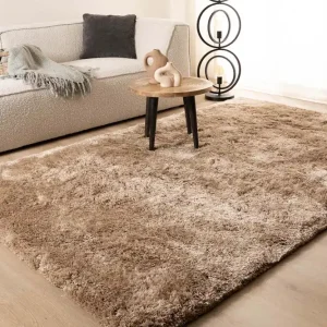 Shaggy vloerkleed – Meadow beige Black Friday-32% Handgemaakt