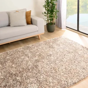 Laatste Versie Hoogpolig vloerkleed gemêleerd – Blend beige Black Friday-40%