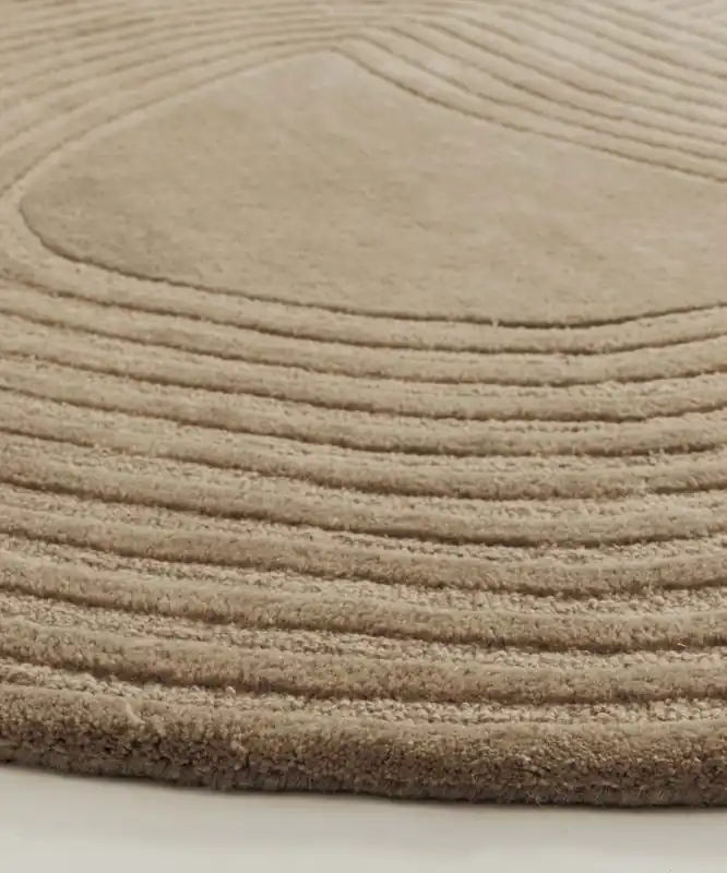 Bulkbestelling Organisch design vloerkleed – Balans Flow beige Black Friday-30%