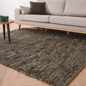 Laatste Versie Wollen vloerkleed Lett – grijs/bruin    Black Friday-42%