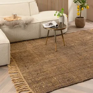 Nieuwe Collectie Jute vloerkleed Chunky – Boho&me – bruin/naturel    Black Friday-26%