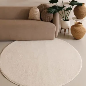 Trendy Rond vloerkleed Fine – crème    -36%