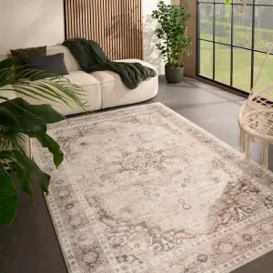 Vintage buitenkleed – Valenca Fino lichtgrijs/beige Black Friday-35% Bestseller