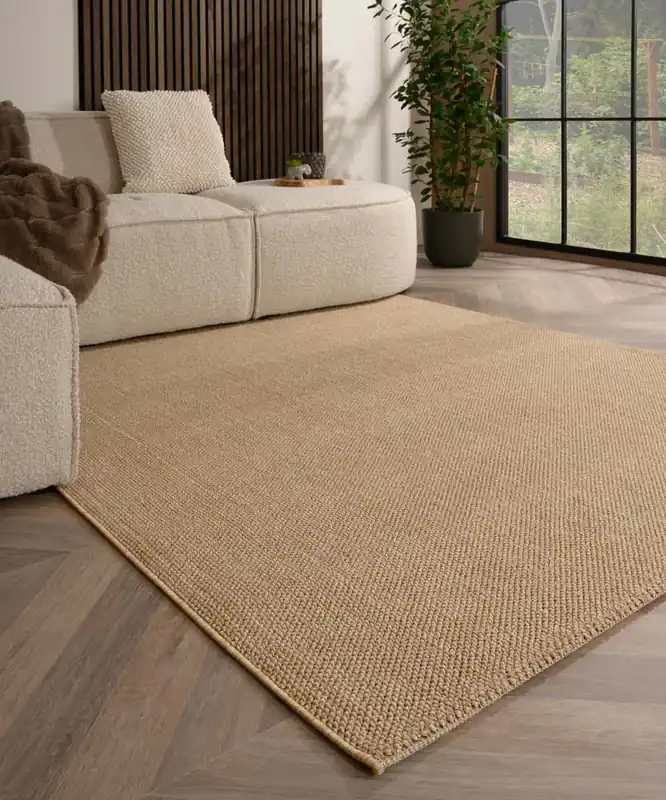 Favoriet Laagpolig vloerkleed – Loom beige Black Friday-41%