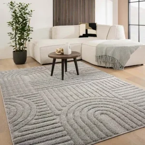 Scandinavisch vloerkleed – Arc Bend lichtgrijs Black Friday-70% Bulkbestelling