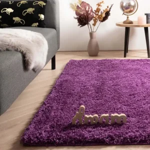 Hoogpolig vloerkleed – Cozy Shaggy – paars -44% Budget