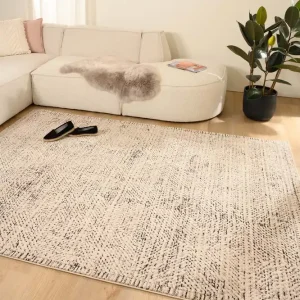 Modern vloerkleed – Fancy Tribute wit/zwart Black Friday-71% Gereduceerde Prijs