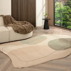 Wereldwijde Verzending Organisch vloerkleed – Ease Stone zachtgroen Black Friday-40%