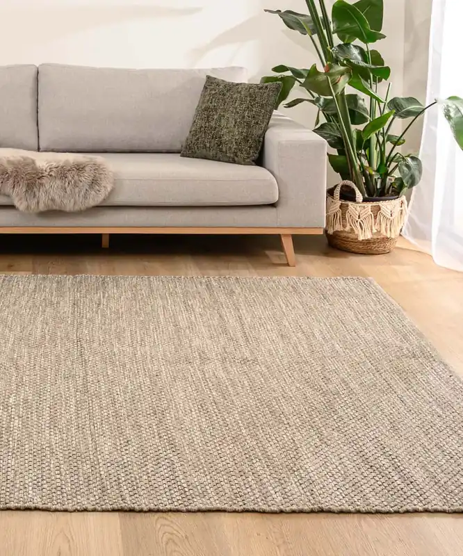 Wollen vloerkleed – Odda grijs/taupe Black Friday-38% Nieuw