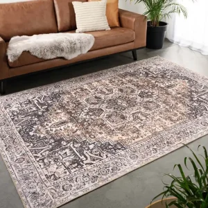 Budget Vintage vloerkleed – Fade No.3 beige Black Friday-40%