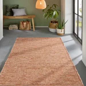 Luxe Wollen vloerkleed – Bokn Terracotta Black Friday-33%